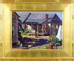 Untitled by Stanley Wingate Woodward, oil on artist’s board, sold May 2025