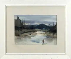 Untitled by Paul Sample, watercolor, sold May 2025