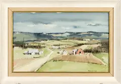 Untitled by Paul Sample, watercolor, sold May 2025