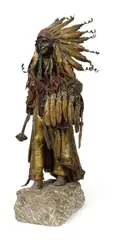 Untitled by Carl Kauba, bronze sculpture, sold May 2025