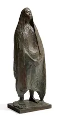 Untitled by A Francisco Zuniga, 1966, bronze sculpture, sold May 2025