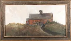 Untitled by A Charles H. Chamberlain, oil on masonite, sold Jul 2025