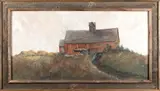 Untitled by A Charles H. Chamberlain, oil on masonite, sold Jul 2025