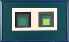 Untitled by A Josef Albers, serigraph, sold Jul 2025