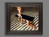 Sfinx by Evert Thielen, geb. 1954 Venlo, oil on panel, offered Mar 2025