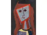 Untitled by Karl Hofer, oil on board, offered Jun 2026