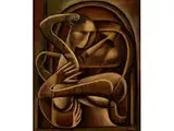 Untitled by Manuel Rendón Seminario, oil on canvas, sold Dec 2016