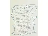 Blauer Bildbrief by Henri Matisse, ink, offered Dec 2016
