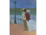 Knocke by Max Schlichting, oil on canvas, offered Mar 2026