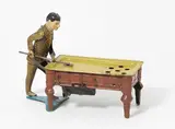 Deutschland, um 1910/15 by Kienberger-Figur "Billard-Spieler", lithograph, sold Mar 2021