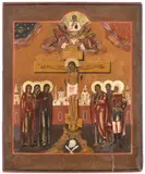 Russisch, 19.Jh by Kreuzigung Christi, tempera, offered Mar 2021
