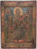 Griechisch/Balkan, 19.Jh by Thronende Gottesmutter, tempera, sold Mar 2021