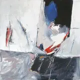 Ohne Titel, 1992 by Dea Murk, acrylic, sold Mar 2021