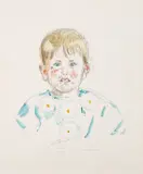 Knabe by Cuno Amiet, 1923, watercolor, sold Mar 2021