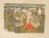 Bei der Ernte by Alois Carigiet, 1964, color lithograph, offered Mar 2021
