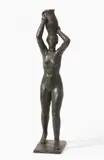 Wasserträgerin by Werner Friedrich Kunz, bronze, sold Mar 2021