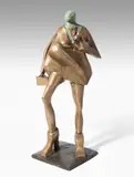 Schlangenfrau by Kurt Laurenz Metzler, 2000, bronze, sold Mar 2021