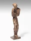 Kleiner Eisschnellläufer by Giuliano Pedretti, 1952, bronze, sold Mar 2021
