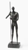 Stehende Figur mit Stab by Marcel Perincioli, 1962, bronze, sold Mar 2021