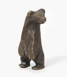 Stehender Bär by Uli Schoop, 1963, bronze, sold Mar 2021