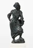 Korbträgerin by Eduard Spörri, bronze, sold Mar 2021