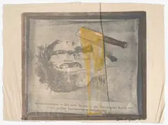 Beilverletzungen by Daniel Spoerri, 1971, color screenprint, offered Mar 2021