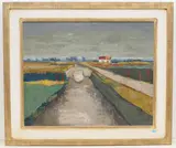 Einsames Haus by Roger Kathy, oil on canvas, sold Mar 2021