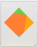 Acht Transcolorationen by Max Bill, 1986, color screenprint, sold Mar 2021