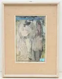 Zwei Frauenfiguren by Adolf Herbst, 1939, mixed media, sold Mar 2021