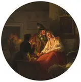 Das Familienglück by Carl Friedrich Moritz Müller, 1856, oil on canvas, sold Dec 2020