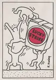 zugeschrieben "Lucky Strike by Keith Haring, gouache, sold Dec 2020