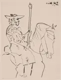 Le Carmen des Carmen by Pablo Picasso, 1960, etching, sold Dec 2020