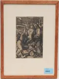 Die Gefangennahme Christi by Albrecht Dürer, etching, sold Dec 2020
