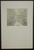 Flusslandschaft by Hermann Kretzschmer, pencil, offered Dec 2020