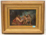 Die Kindheit des Bacchus by Frankreich, 18.Jh., oil on paper, sold Dec 2020