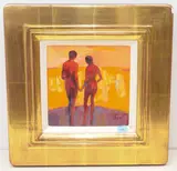 Smooth coral sky by Kirsty Wither, 2004, oil on canvas, offered Dec 2020