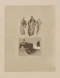 Ideas from a sketchbook by Henry Moore, 1973, color lithograph, sold Dec 2020