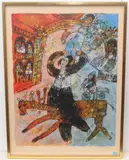 Untitled by Théo Tobiasse, color lithograph, sold Dec 2020