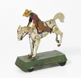Deutschland, um 1920/30 by Lehmann-Figur "Wild-West Bucking Broncho", lithograph, offered Dec 2020