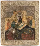 Russisch, 18.Jh by Geburt Christi mit Silberbasma, tempera, offered Dec 2020