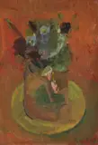 Kleines Blumenstillleben by Albert Pfister, oil on panel, sold Dec 2020