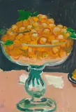 Gäli Pflümli", 1969 by Karl Landolt, oil on board, sold Dec 2020