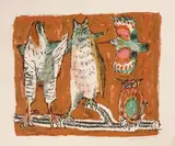 Voliere by Alois Carigiet, color lithograph, sold Dec 2020