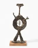 Lachende Figur by Arnold D'Altri, bronze, sold Dec 2020