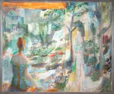 Untitled by David Merkel Landis, oil on canvas, sold Nov 2022
