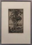 Untitled by William Hancock Wilke, etching, sold Nov 2022