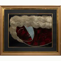 Woman's Profile by Fred Stepanian, serigraph, sold Nov 2022