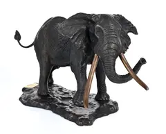Madleve Twilight Time by Roy Sarkin, bronze elephant, sold Sep 2024