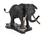 Madleve Twilight Time by Roy Sarkin, bronze elephant, sold Sep 2024