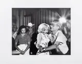Marilyn and Arthur Miller (on the set of the "The Misfits") by Eve Arnold, 1960, Gelatin Silver Print, sold Oct 2024